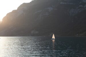 Zwitersland boot Walensee meer