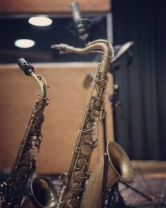 saxofoon studio alt tenor microfoon iphone