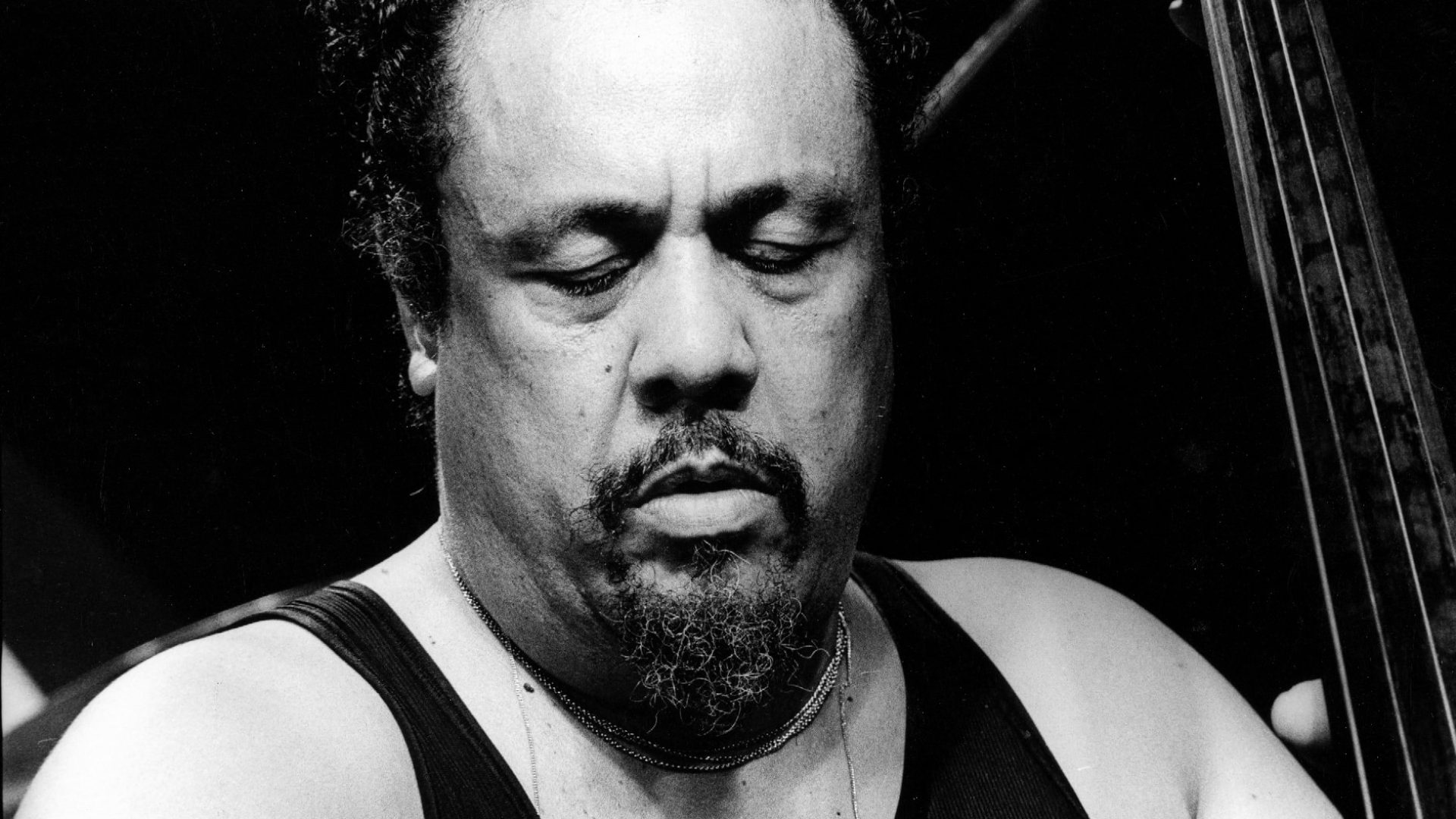 Charles Mingus, Loosdrecht (augustus 1972) foto Pieter Boersma